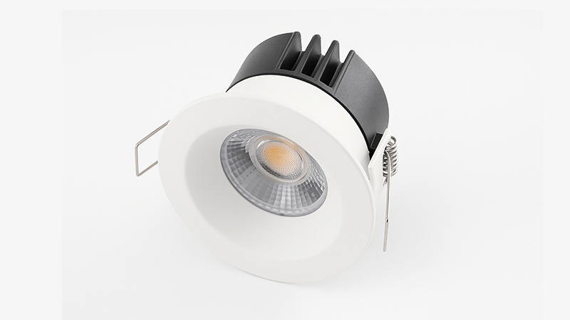 A simple, non-fire-rated downlight with an exposed back