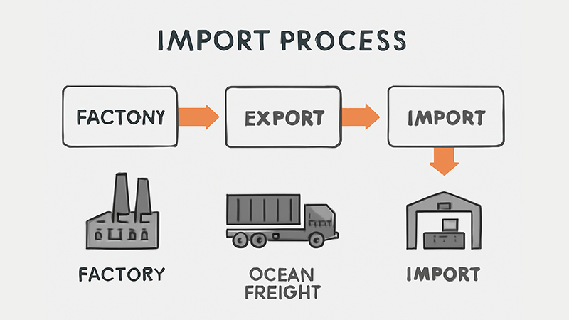 shipping containers for importing LED lights from China