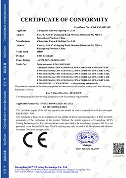 LVD Certification