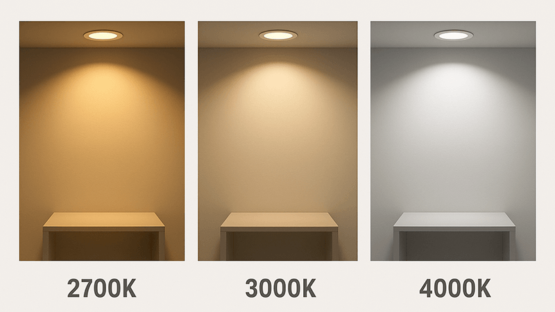 Best color temperatures for COB LED downlights