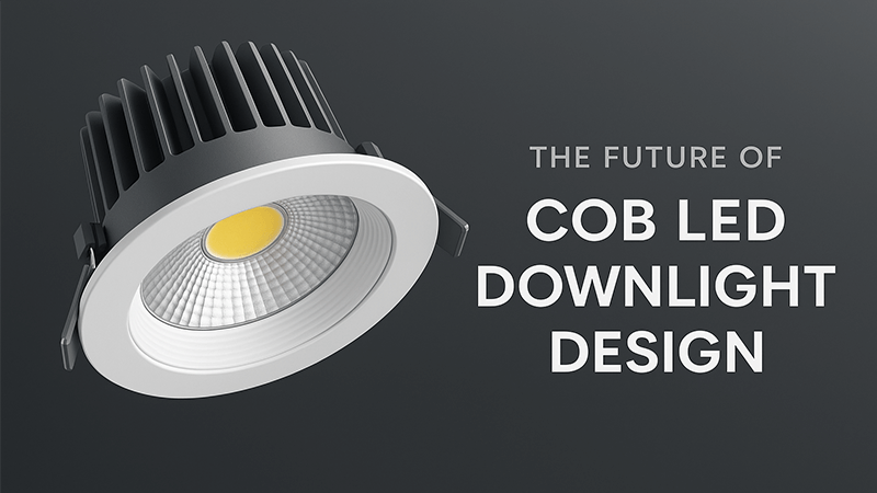 The future of COB LED downlight design is sleek and efficient