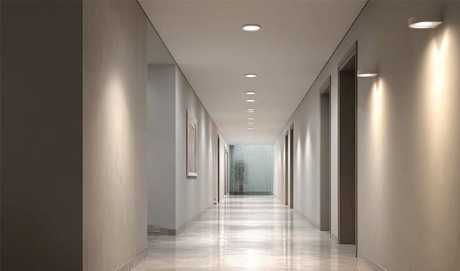 Why Architects Recommend IP44 Downlights for Hallways and Corridors?