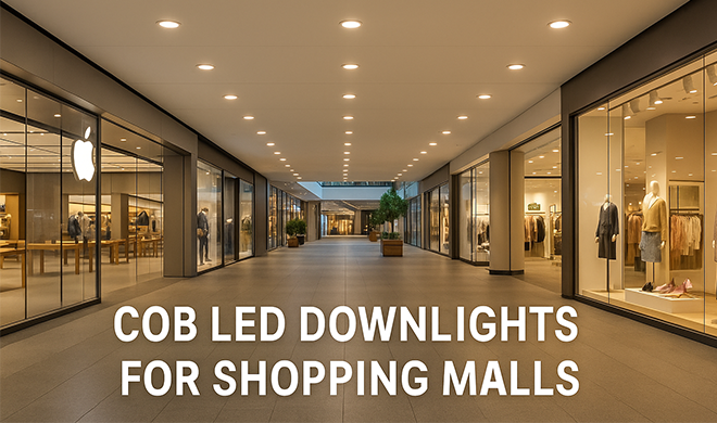 How COB LED Downlights Enhance Visual Merchandising in Shopping Malls?
