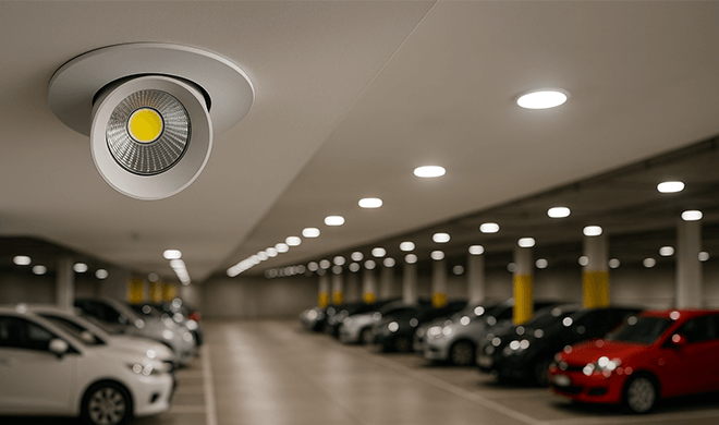 What Are the Key Benefits of COB LED Downlights in Parking Garages?