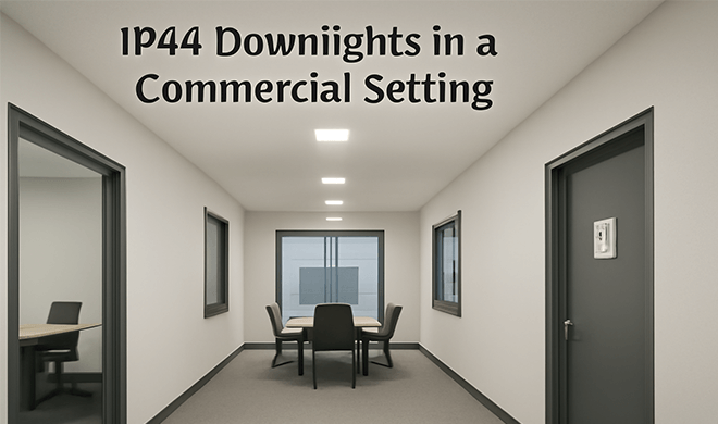 What Are the Common Applications of IP44 Downlights in Commercial Buildings?