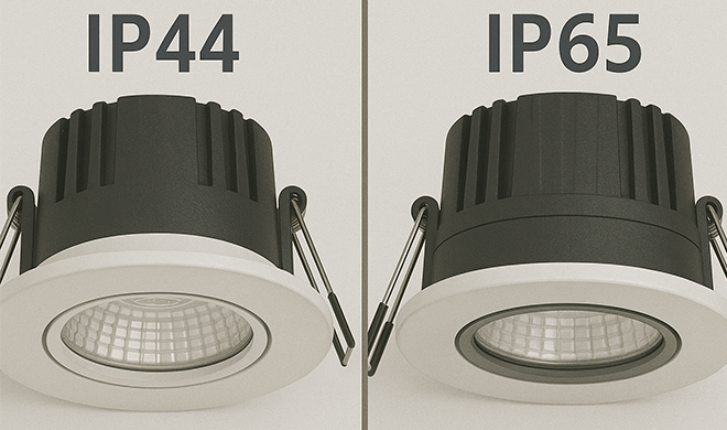 How IP44 Downlights Compare to IP65 in Hospitality Lighting Projects？
