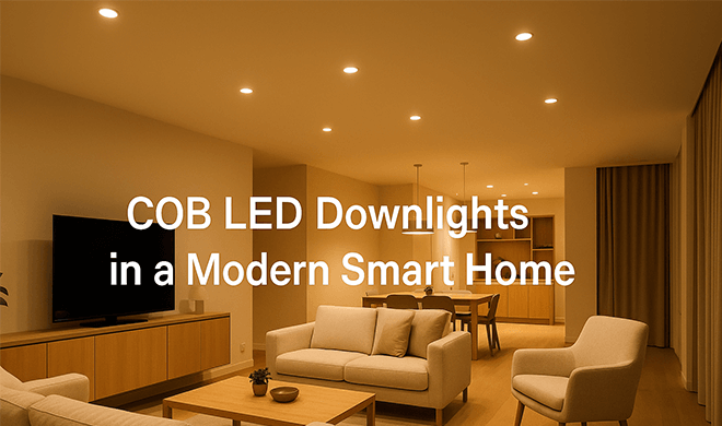 Why COB LED Downlights Are Gaining Popularity in Smart Homes?