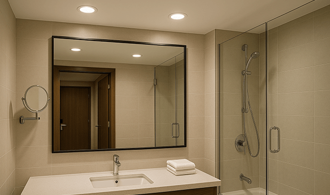 How IP44 LED Downlights Are Used in Hotel Guest Rooms and Bathrooms?