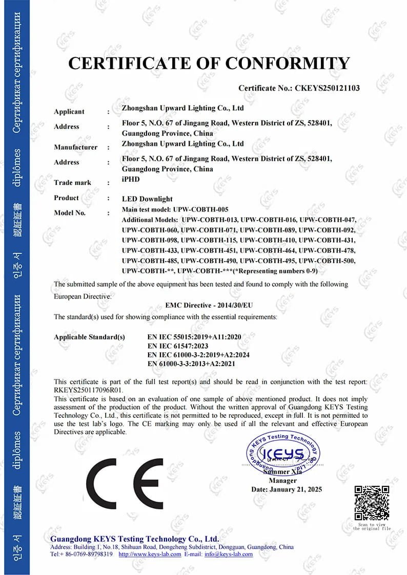 EMC (Electromagnetic Compatibility) Certification