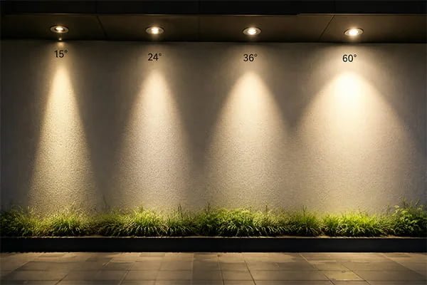 outdoor LED recessed light beam angle outdoor LED recessed light beam angle