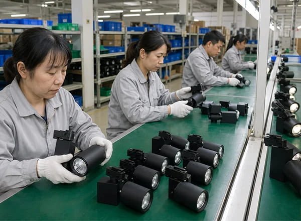Upward Lighting factory and quality control
