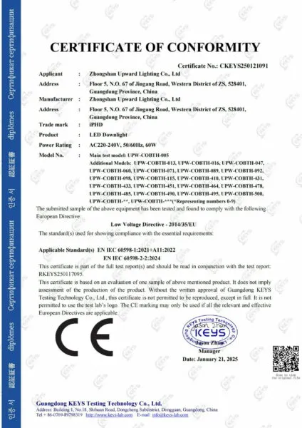 LVD Certification