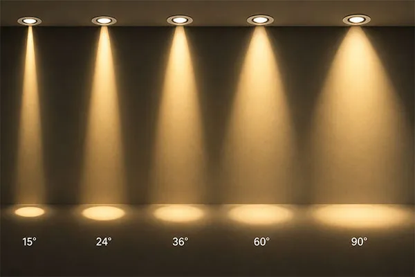 How to Choose Beam Angle for COB Downlight