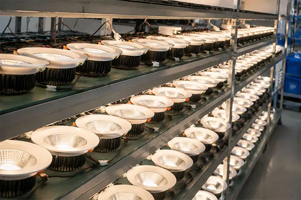 LED downlight aging test before shipment LED Downlight Manufacturer in China aging test for downlights
