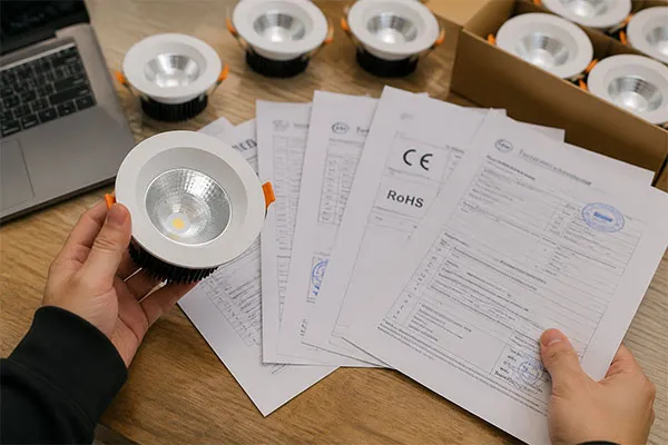 LED downlight certification document review LED Downlight Manufacturer in China certification documents for buyers