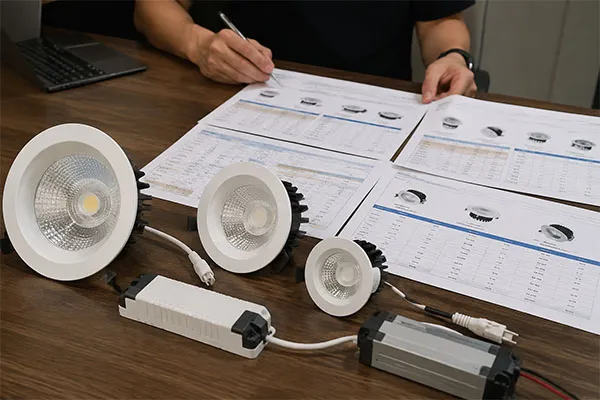 LED downlight supplier quotation comparison for importers