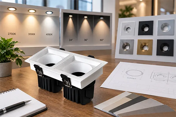 LED downlight specification selection LED downlight specifications for importers including cutout and CCT