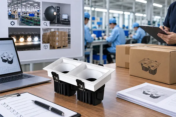 LED downlight supplier evaluation LED downlight supplier assessment and quality control for importers