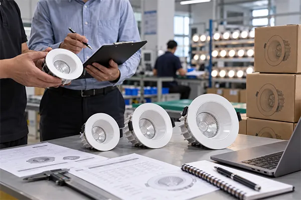 LED downlight models supplier evaluation evaluating LED downlight models supplier quality control and documentation