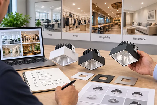 How to Select Market-Focused LED Downlight Products