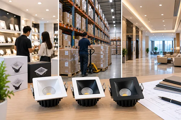 LED Downlight Channel Planning Launch LED downlight products for retail distribution and project lighting channels