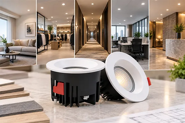 Selecting Quality LED Downlights by Application Quality LED downlights matched to project applications and market requirements