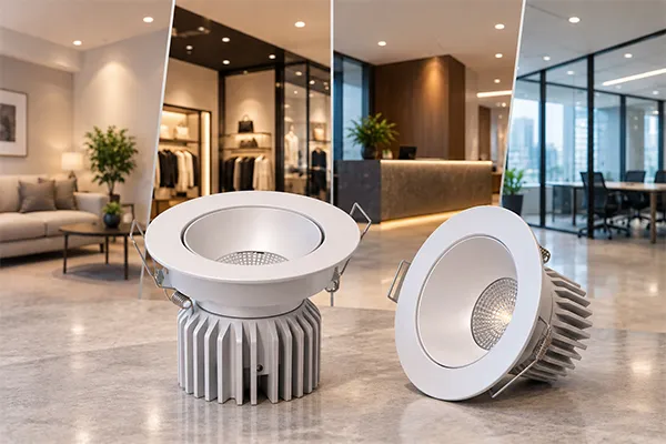 Professional LED downlights and brand positioning Professional LED downlights aligned with lighting brand positioning