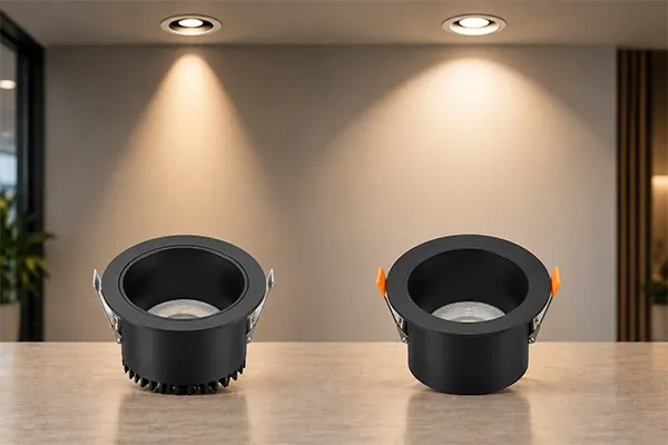LED downlight beam angle and cutout comparison LED downlight beam angle and cutout comparison for professional lighting selection