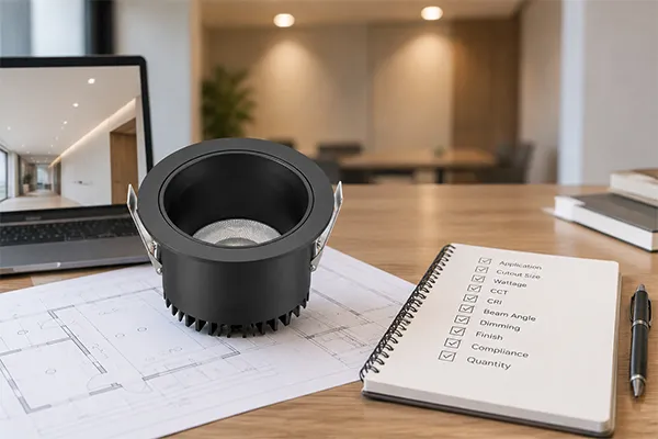 Professional LED downlight project specification checklist Professional LED downlight project specification checklist for contractors and importers
