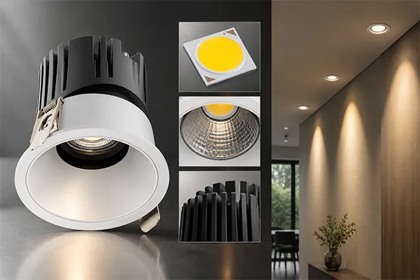 COB Chip Technology in Modern LED Downlights