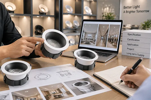 best LED downlights specifications for importers and contractors