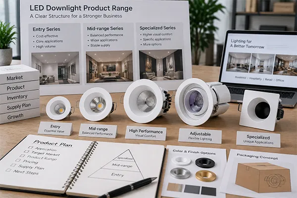 LED Downlight Product Range Planning LED downlight product range planning for brands and distributors