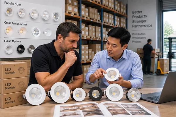 Focused LED downlights product assortment Focused LED downlights assortment for electrical distributors and wholesalers