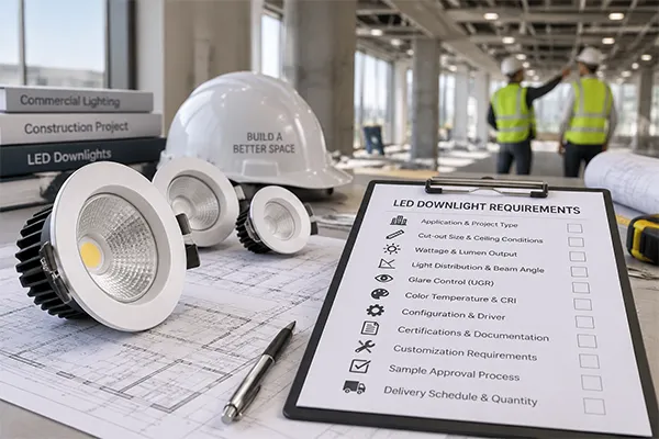 LED Downlight Requirements for Large Construction Projects: What Should Buyers Specify?