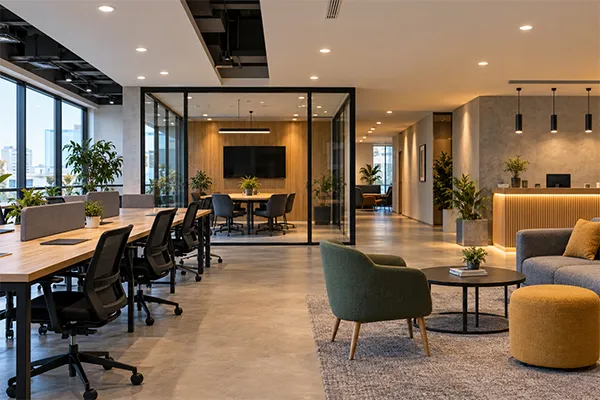 LED Downlights for Coworking Spaces