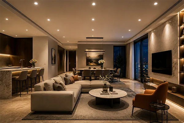 LED Downlights for Luxury Residential Projects: How Should You Choose Them?
