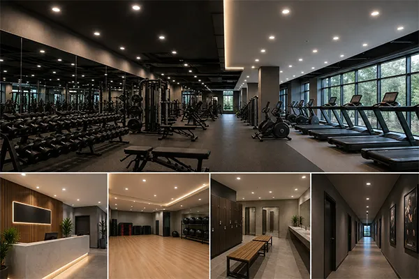 LED Downlights for Fitness Centers and Gyms: How Should We Choose Them?