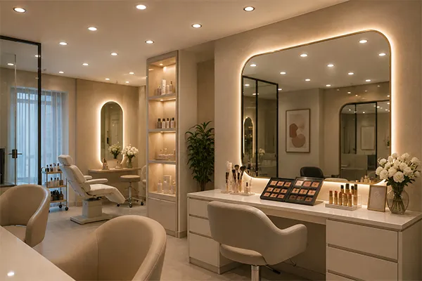 High CRI Beauty Salon LED Downlights High CRI LED downlights for beauty salon makeup and skin tone evaluation