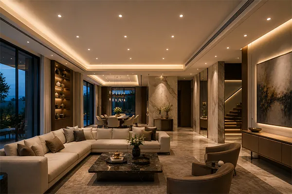 LED Downlights for Super Luxury Villas