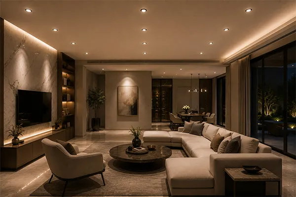Anti-glare LED downlights for super luxury villas Anti-glare LED downlights for super luxury villas