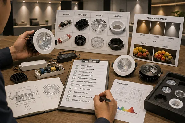 How Contractors Evaluate LED Downlight Quality