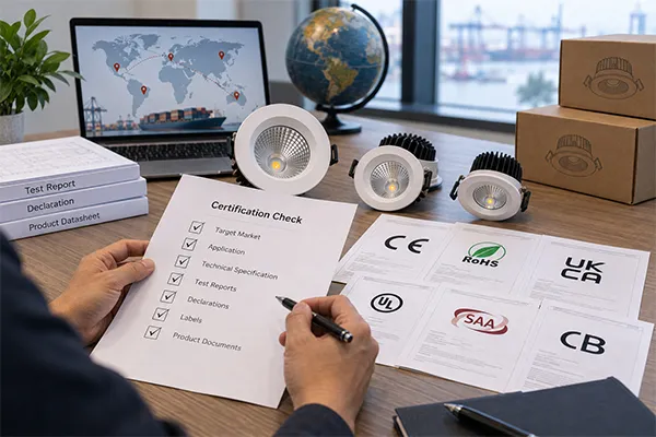 LED Downlight Certification Guide for International Buyers