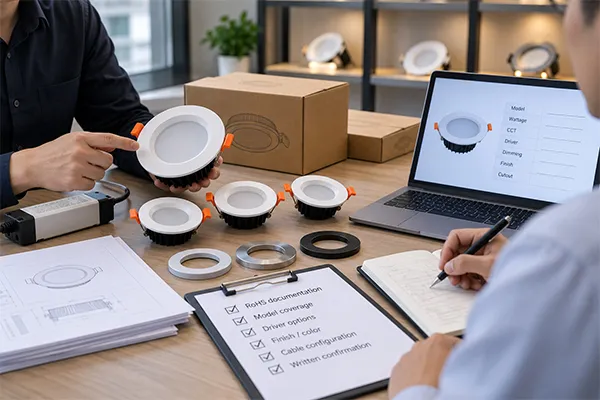 Importers requesting RoHS compliance documents for LED downlights RoHS compliance for LED downlights supplier communication