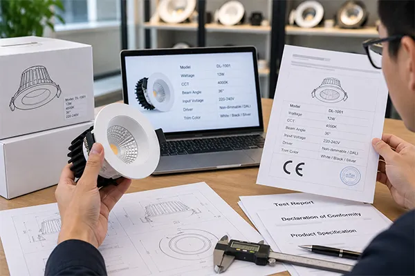 LED downlight safety standards model verification LED downlight safety standards model and certificate verification