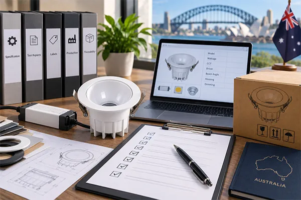 LED downlight standards pre-order checklist LED downlight standards pre-order checklist for Australian sourcing teams