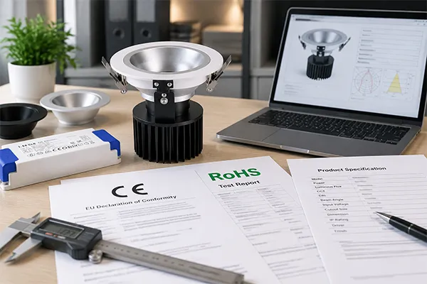 LED downlight technology certification and specification verification LED downlight technology certification document verification for buyers