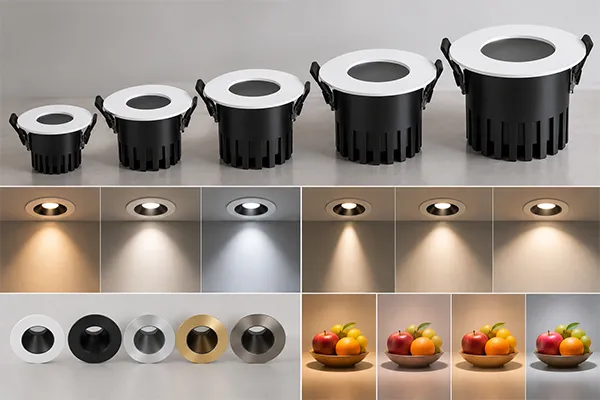 LED downlights OEM ODM supplier customization LED downlights OEM ODM customization for distributors contractors and lighting brands