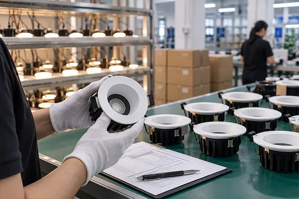 LED downlights quality control and supplier selection LED downlights quality control and supplier evaluation for commercial procurement