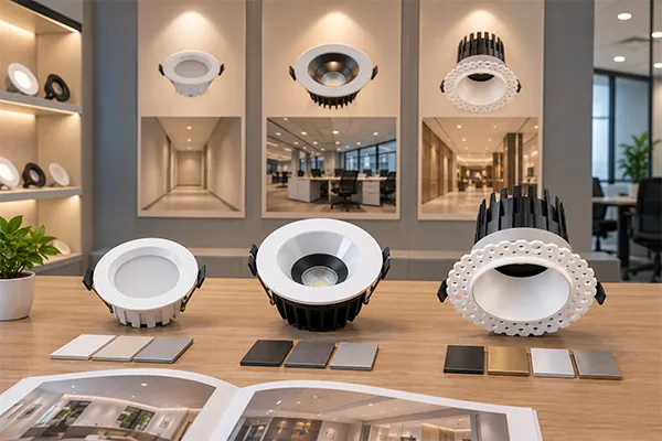 LED downlight portfolio price positioning LED downlight product portfolio price positioning and product differentiation