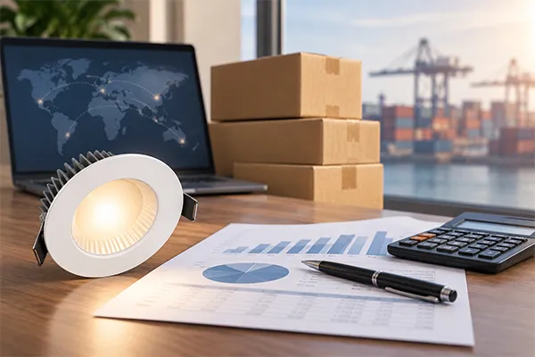 LED downlight landed profitability evaluation Landed profitability for LED downlight import opportunities